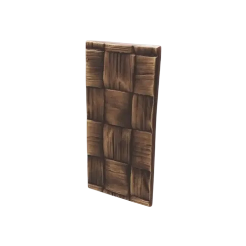 Plaque de tirage rectangle RAPHIA 150x75mm