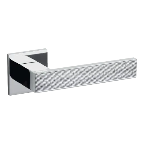 Poignée de porte DIANA DAMIER rosace carrée